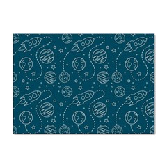 Space Seamless Pattern Sticker A4 (10 Pack)