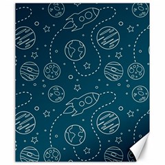 Space Seamless Pattern Canvas 20  X 24 