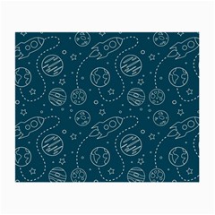 Space Seamless Pattern Small Glasses Cloth (2 Sides)