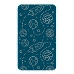 Space Seamless Pattern Memory Card Reader (Rectangular) Front