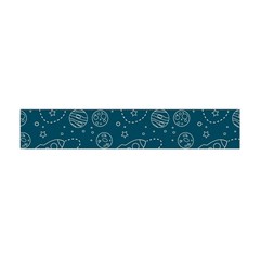 Space Seamless Pattern Premium Plush Fleece Scarf (mini)