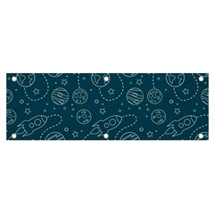 Space Seamless Pattern Banner And Sign 6  X 2 