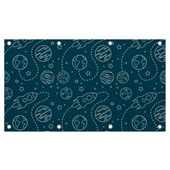 Space Seamless Pattern Banner And Sign 7  X 4 