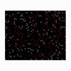 Abstract Dark Pattern Minimal Small Glasses Cloth by Bedest