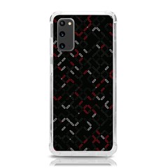 Abstract Dark Pattern Minimal Samsung Galaxy S20 6 2 Inch Tpu Uv Case by Bedest