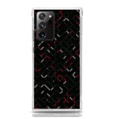 Abstract Dark Pattern Minimal Samsung Galaxy Note 20 Ultra Tpu Uv Case by Bedest