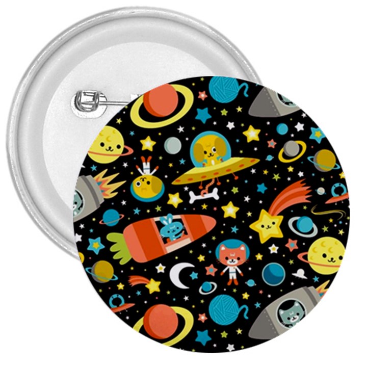 Space Pattern 3  Buttons