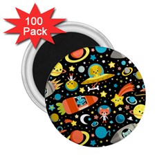 Space Pattern 2 25  Magnets (100 Pack) 