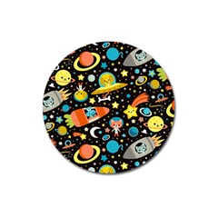 Space Pattern Magnet 3  (round)