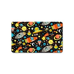 Space Pattern Magnet (name Card)