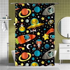 Space Pattern Shower Curtain 48  X 72  (small)  by Bedest