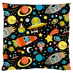 Space Pattern Large Cushion Case (two Sides) by Bedest