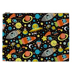 Space Pattern Cosmetic Bag (xxl) by Bedest