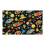 Space Pattern Banner and Sign 5  x 3  Front