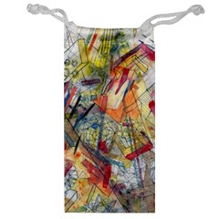 Abstract Background Pattern Jewelry Bag by Bedest