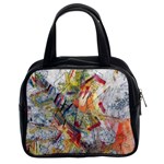 Abstract Background Pattern Classic Handbag (Two Sides) Front