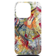 Abstract Background Pattern Iphone 14 Pro Black Uv Print Case by Bedest