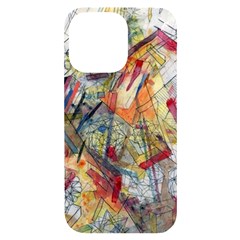 Abstract Background Pattern Iphone 14 Pro Max Black Uv Print Case by Bedest