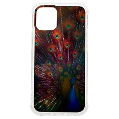 Peacock Feather Bird Iphone 12 Mini Tpu Uv Print Case	 by Bedest