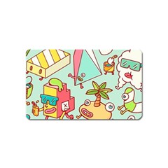 Summer Up Cute Doodle Magnet (name Card) by Bedest