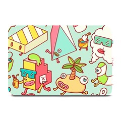 Summer Up Cute Doodle Plate Mats by Bedest