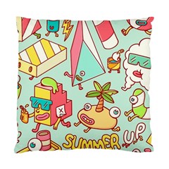 Summer Up Cute Doodle Standard Cushion Case (two Sides) by Bedest