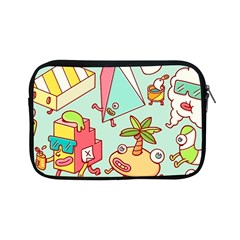 Summer Up Cute Doodle Apple Ipad Mini Zipper Cases by Bedest