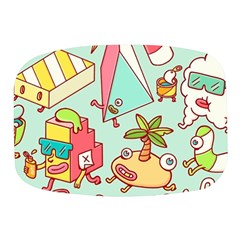 Summer Up Cute Doodle Mini Square Pill Box by Bedest