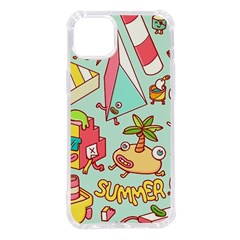 Summer Up Cute Doodle Iphone 14 Plus Tpu Uv Print Case