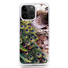 Japanese Painting Flower Peacock iPhone 14 Pro Max TPU UV Print Case