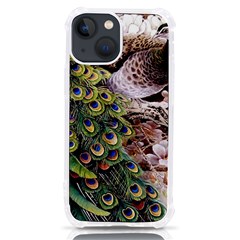 Japanese Painting Flower Peacock iPhone 13 mini TPU UV Print Case