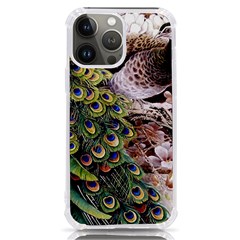 Japanese Painting Flower Peacock iPhone 13 Pro Max TPU UV Print Case