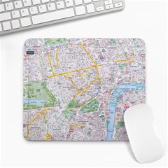 London City Map Large Mousepad by Bedest