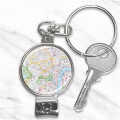 London City Map Nail Clippers Key Chain by Bedest