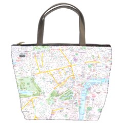 London City Map Bucket Bag