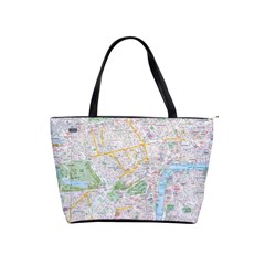 London City Map Classic Shoulder Handbag by Bedest