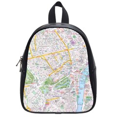 London City Map School Bag (small) by Bedest