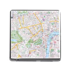 London City Map Memory Card Reader (square 5 Slot) by Bedest