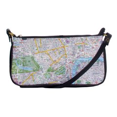 London City Map Shoulder Clutch Bag by Bedest