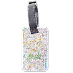 London City Map Luggage Tag (two Sides) by Bedest