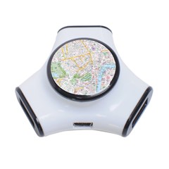 London City Map 3-port Usb Hub by Bedest