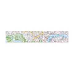 London City Map Premium Plush Fleece Scarf (mini) by Bedest