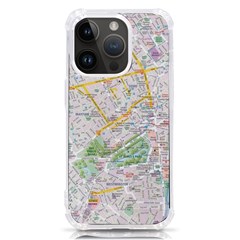 London City Map Iphone 14 Pro Tpu Uv Print Case by Bedest