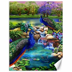 Peacocks  Fantasy Garden Canvas 12  X 16  by Bedest