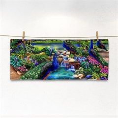 Peacocks  Fantasy Garden Hand Towel