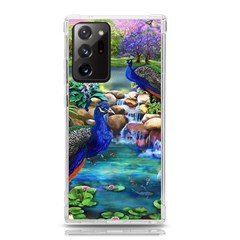 Peacocks  Fantasy Garden Samsung Galaxy Note 20 Ultra Tpu Uv Case by Bedest