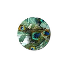 Peacock Feathers Golf Ball Marker (4 Pack) by Bedest