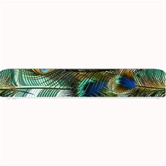 Peacock Feathers Small Bar Mat by Bedest