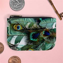 Peacock Feathers Mini Coin Purse