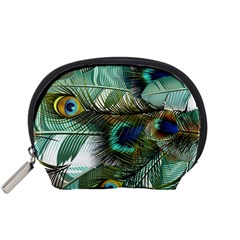 Peacock Feathers Accessory Pouch (small)